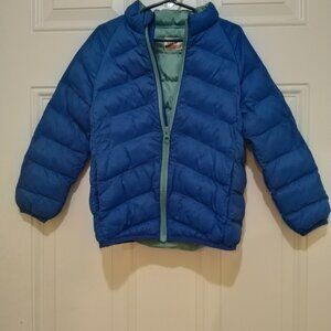 Toddler boy 5T blue puff coat